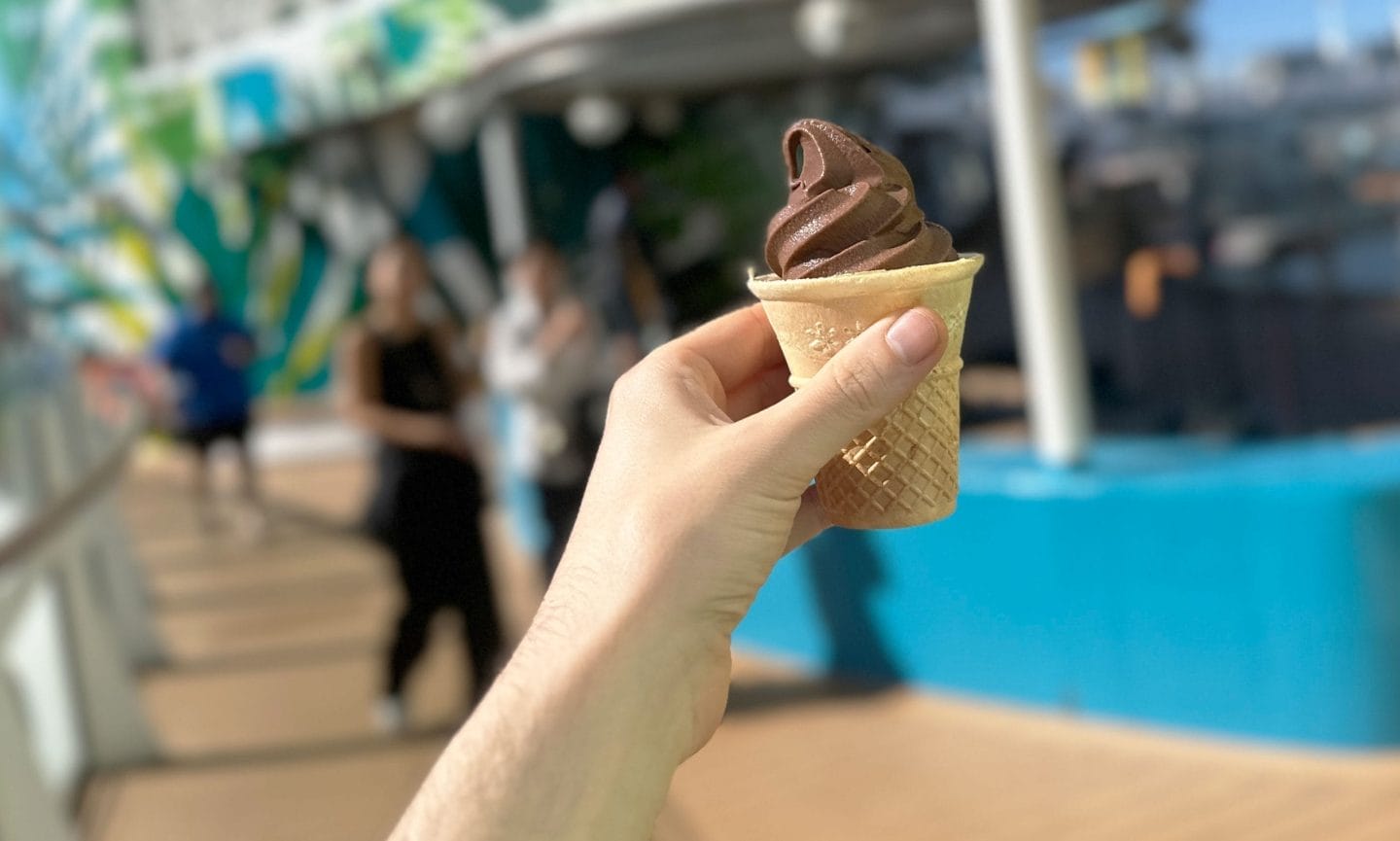 Ice Cream from the Top Deck onboard Oasis of the Seas